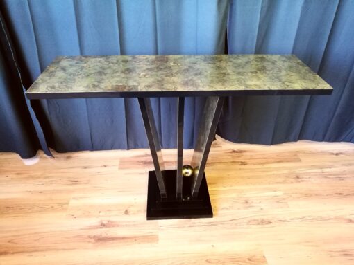 Design console table oxide, Art Deco, Black, Colorful, Table, Wall Console, Narrow Table, Interior Design, Living room, Bedroom