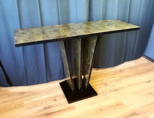 Design console table oxide, Art Deco, Black, Colorful, Table, Wall Console, Narrow Table, Interior Design, Living room, Bedroom