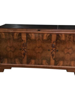 sideboard, unrestored, brown, great foot, veneer, antique, living room, elegant, pattern, luxury, large, stable, pattern, root wood