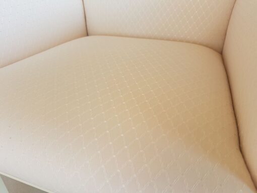 pair, two, armchairs, armchair, high, gloss, beige, color, wood, painted, light, hand, polished, patterns, living, room ,