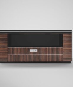 art, deco, desk, macassar, double-sided, brown, black, drawers, large, wide, design, luxury, office, living room, wood, pattern