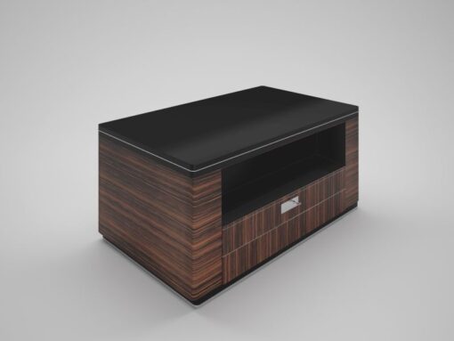 art, deco, desk, macassar, double-sided, brown, black, drawers, large, wide, design, luxury, office, living room, wood, pattern