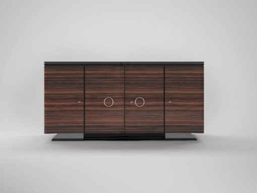 art, deco, sideboard, sideboards, design, macassar, veneer, swinging, brown, black, antique, old, new, restored, living room, wood