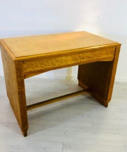 1930s Art Deco Desk made of Birdseye Maple, Original, Antique, furniture, interior design, vintage, authentic, luxurious, office furniture, home decor