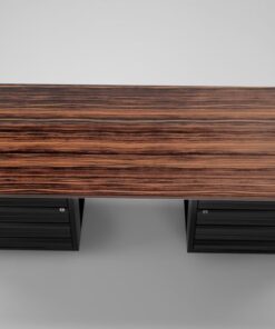 macassar, wood, art, deco, desk, style, design, old, new, curved, doors, wide, big, top, office, black, brown, lacquer, piano