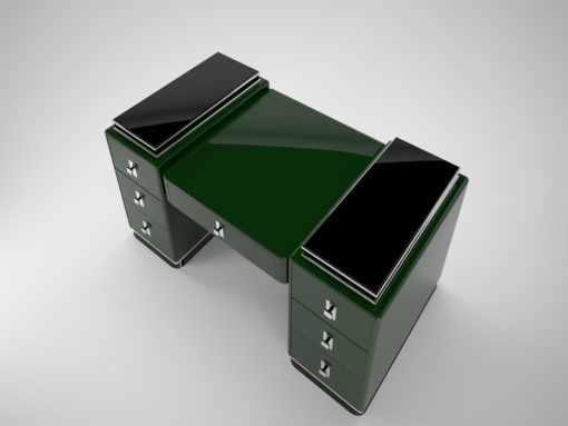 Modern Design Tower Desk in Jaguar Racing Green, Design furniture, tables, office furniture, interior design, luxury design, finish, high quality