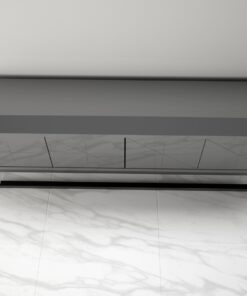 Modern Design Sideboard with a High Gloss Finish, Dark grey paintjob, high end furniture, piano lacquer, made in germany, furniture, interior design