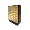 cabinet, gold leaf, diamond, pattern, piano lacquer, furniture, old, new, replica, art, deco, style, style, design, cabinets, storage