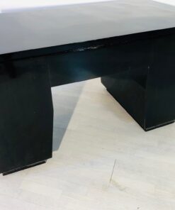 High Gloss Black Modern Art Deco Desk - 1930s, Modern Art Deco furniture, interior design, new art deco furniture, office furniture, high gloss, high end