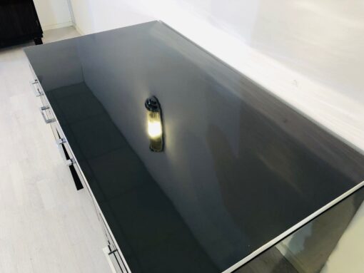 High Gloss Black Modern Art Deco Desk - 1930s, Modern Art Deco furniture, interior design, new art deco furniture, office furniture, high gloss, high end