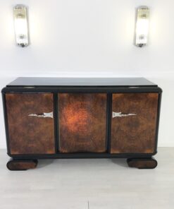 Walnut Burl Wood Art Deco Sideboard from the 1920s, Art Deco Furniture, Design Furniture, Interior Design, Antique furniture, luxury furniture