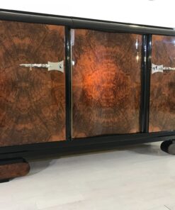 Walnut Burl Wood Art Deco Sideboard from the 1920s, Art Deco Furniture, Design Furniture, Interior Design, Antique furniture, luxury furniture