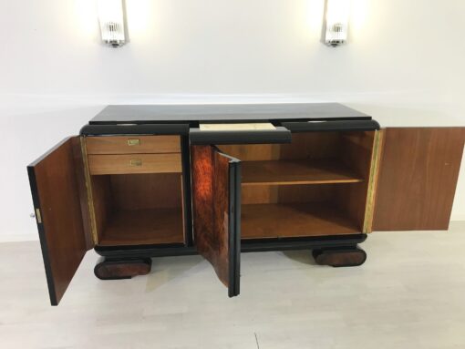 Walnut Burl Wood Art Deco Sideboard from the 1920s, Art Deco Furniture, Design Furniture, Interior Design, Antique furniture, luxury furniture