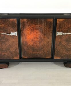 Walnut Burl Wood Art Deco Sideboard from the 1920s, Art Deco Furniture, Design Furniture, Interior Design, Antique furniture, luxury furniture