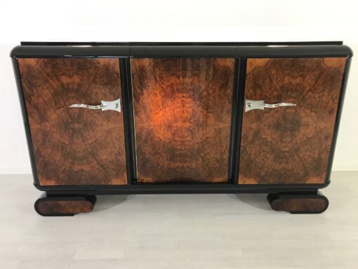 Walnut Burl Wood Art Deco Sideboard from the 1920s, Art Deco Furniture, Design Furniture, Interior Design, Antique furniture, luxury furniture