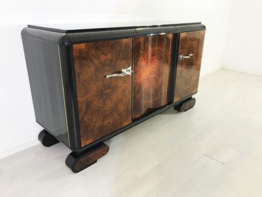 Walnut Burl Wood Art Deco Sideboard from the 1920s, Art Deco Furniture, Design Furniture, Interior Design, Antique furniture, luxury furniture