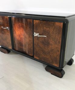 Walnut Burl Wood Art Deco Sideboard from the 1920s, Art Deco Furniture, Design Furniture, Interior Design, Antique furniture, luxury furniture