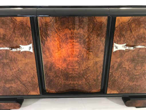 Walnut Burl Wood Art Deco Sideboard from the 1920s, Art Deco Furniture, Design Furniture, Interior Design, Antique furniture, luxury furniture