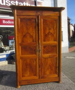 Biedermeier Hall Cabinet Walnut circa 1830, Biedermeier Cupboard, Antique Hall Cabinet, Antique Cupboard, Original Biedermeier Furniture