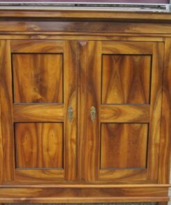 Walnut Wood Antique Biedermeier Hall Cabinet with Stunning Grain, Biedermeier Cupboard, Antique Hall Cabinet, Biedermeier Furniture, Walnut Furniture