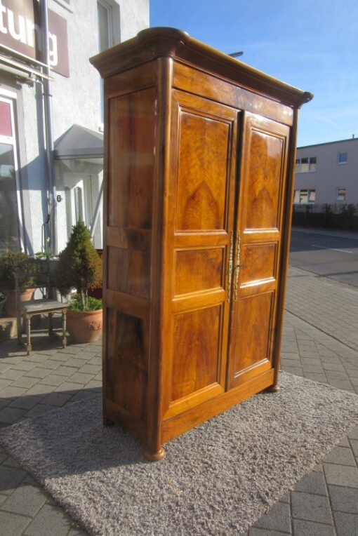 Biedermeier Hall Cabinet Walnut circa 1830, Biedermeier Cupboard, Antique Hall Cabinet, Antique Cupboard, Original Biedermeier Furniture