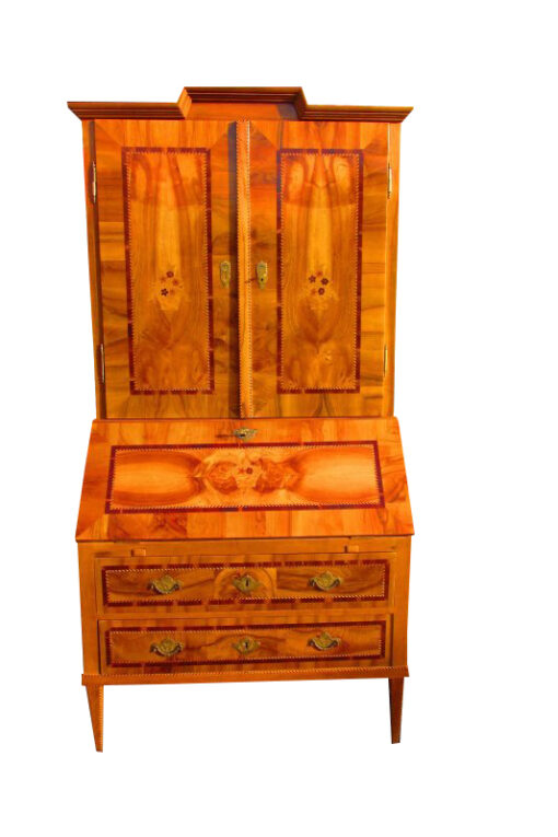 1780s Louis Seize Secretaire, Original Louis Seize Furniture, Louis Seize Secretary, Antique Secretary, Antique Secretaire