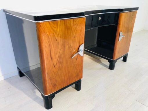 Art Deco Two Color Desk from France 1930s, Art Deco Furniture, Modern Design, Luxury Interiors, Writing Tables, Luxury Items, Modern Art Deco Design