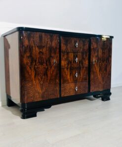 1930s Art Deco Walnut Burl Commode, Art Deco Furniture, France, Design, Interior Design, Luxury Furniture, Art Deco Design, Chest of Drawers