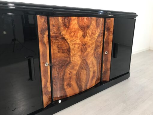 Walnut Burl Sideboard from France 1930s, Black Sideboard, Luxury sideboard, Art Deco Sideboard, Art Deco Buffet, Storage, Luxury, Interior Design