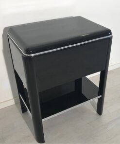 1920s Art Deco Side Table with Drawers; Black Furniture, Design Furniture, Interior Design, Luxury Side Tables, End Tables, Luxury Items