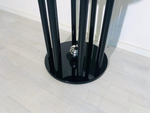 Art Deco End Table Column Design and Cherry Top, Art Deco Side Table, Interior Design, High End Side table, luxury furniture, design furniture