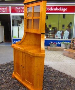 Biedermeier Corner Cupboard, circa 1830, Biedermeier Cupboard, Biedermeier Warddrobe, Antique Corner Cupboard, Biedermeier Vitrine