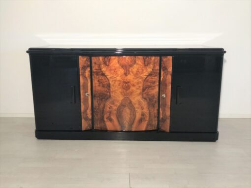 Walnut Burl Sideboard from France 1930s, Black Sideboard, Luxury sideboard, Art Deco Sideboard, Art Deco Buffet, Storage, Luxury, Interior Design