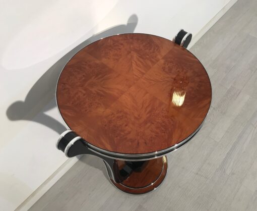 Honey Maple Art Deco Style Side Table, Art Deco Design, replica Furniture, Art Deco reproduction, high end furniture, interior design