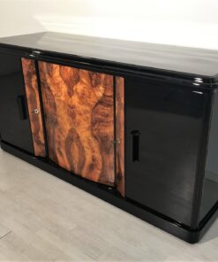 Walnut Burl Sideboard from France 1930s, Black Sideboard, Luxury sideboard, Art Deco Sideboard, Art Deco Buffet, Storage, Luxury, Interior Design