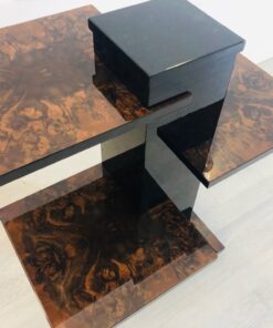 Rare Art Deco Walnut Pillar Side Table, High End Furniture, Design Furniture, Interior Design, Walnut Side Table, Art Deco furniture