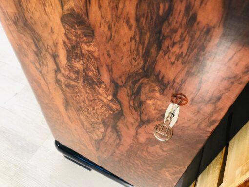 1930s Art Deco Walnut Burl Commode, Art Deco Furniture, France, Design, Interior Design, Luxury Furniture, Art Deco Design, Chest of Drawers