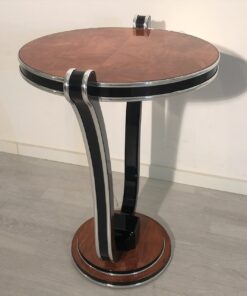 Honey Maple Art Deco Style Side Table, Art Deco Design, replica Furniture, Art Deco reproduction, high end furniture, interior design