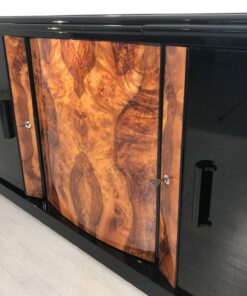 Walnut Burl Sideboard from France 1930s, Black Sideboard, Luxury sideboard, Art Deco Sideboard, Art Deco Buffet, Storage, Luxury, Interior Design