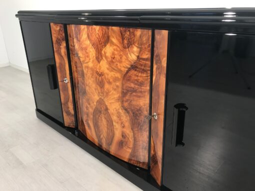 Walnut Burl Sideboard from France 1930s, Black Sideboard, Luxury sideboard, Art Deco Sideboard, Art Deco Buffet, Storage, Luxury, Interior Design