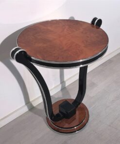 Honey Maple Art Deco Style Side Table, Art Deco Design, replica Furniture, Art Deco reproduction, high end furniture, interior design