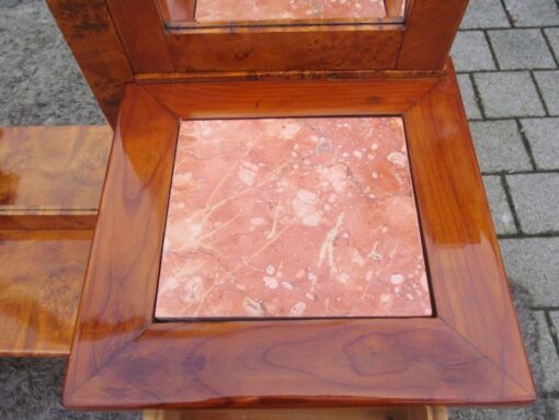 Art Deco Dressing Table made of Poplar Burl Wood around 1900 from France, Original Art Deco, Art Deco Dresser, Antique Dressing Table