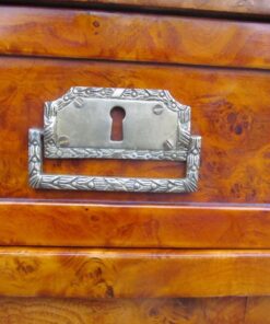 Art Deco Dressing Table made of Poplar Burl Wood around 1900 from France, Original Art Deco, Art Deco Dresser, Antique Dressing Table