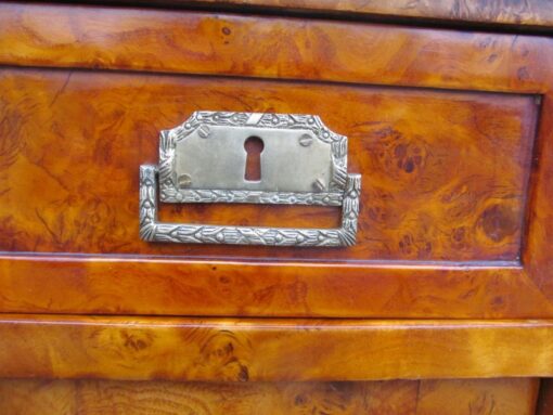 Art Deco Dressing Table made of Poplar Burl Wood around 1900 from France, Original Art Deco, Art Deco Dresser, Antique Dressing Table