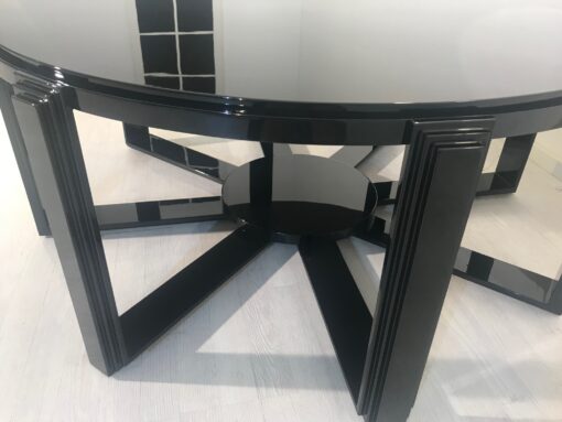 Art Deco Inspired Design Couch Table High Gloss Black, Design Furniture, Interior Design Sourcing, High Gloss Black Table, Luxury Furniture