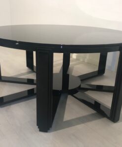 Art Deco Inspired Design Couch Table High Gloss Black, Design Furniture, Interior Design Sourcing, High Gloss Black Table, Luxury Furniture