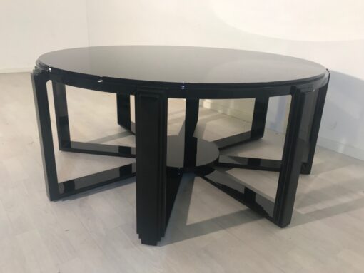 Art Deco Inspired Design Couch Table High Gloss Black, Design Furniture, Interior Design Sourcing, High Gloss Black Table, Luxury Furniture