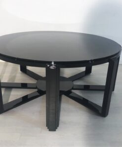 Art Deco Inspired Design Couch Table High Gloss Black, Design Furniture, Interior Design Sourcing, High Gloss Black Table, Luxury Furniture