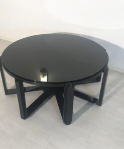 Art Deco Inspired Design Couch Table High Gloss Black, Design Furniture, Interior Design Sourcing, High Gloss Black Table, Luxury Furniture