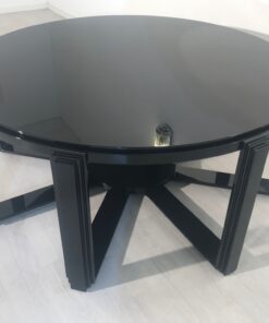 Art Deco Inspired Design Couch Table High Gloss Black, Design Furniture, Interior Design Sourcing, High Gloss Black Table, Luxury Furniture